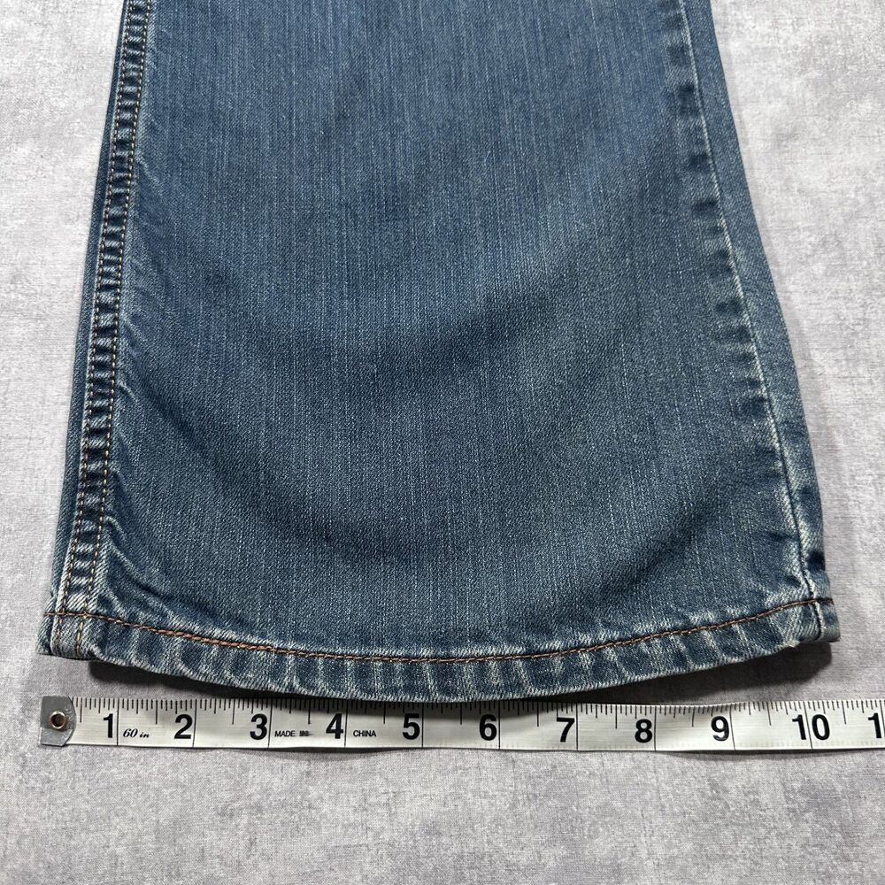 Vintage Levi's 527 Low Boot Cut Size 38x32 Mens Jeans Faded Loose Fit - Picture 9 of 10